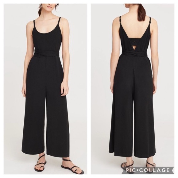 Cuyana Pants - Cuyana V-back Jumpsuit